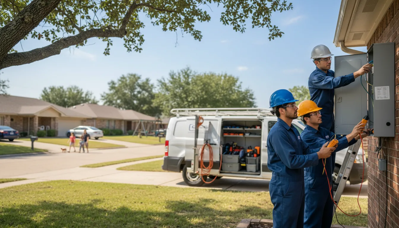 Certified electrician providing emergency electrical services in Lilburn, GA